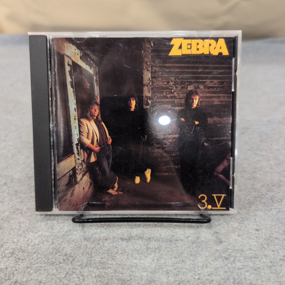 Zebra 3.V CD 1986‎ Atlantic Records Hard Rock Randy Jackson
